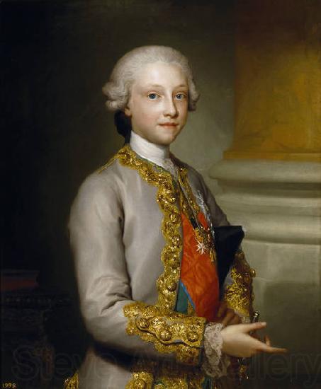 Anton Raphael Mengs Portrait of the Infante Gabriel of Spain Norge oil painting art